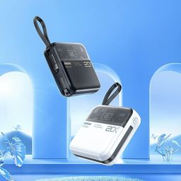 Sạc dự phòng REMAX RPP-603 20.000mAh sạc nhanh 22.5W tích hợp 2 cáp typeC và I…