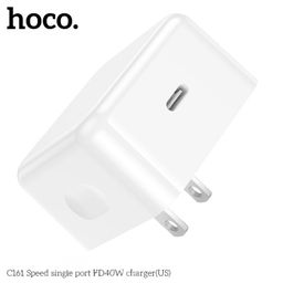 Củ Sạc Nhanh Hoco C161 PD40W Type-C Hỗ Trợ PPS PD3.2 Thiết Kế Nhỏ Gọn Cho Điện…