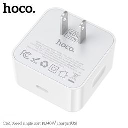Củ Sạc Nhanh Hoco C161 PD40W Type-C Hỗ Trợ PPS PD3.2 Thiết Kế Nhỏ Gọn Cho Điện…