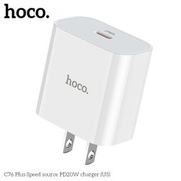 Combo Củ Sạc Và Cáp Hoco C76 Plus - C To iP 1M, Sạc Nhanh PD20W, Nhỏ Gọn Tiện…