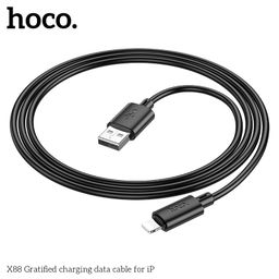 Cáp Sạc Hoco X88 1M 2.4A Truyền Dữ Liệu Ổn Định, Chất liệu PVC dẻo dai, Chống…