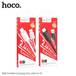 Cáp Sạc Hoco X88 1M 2.4A Truyền Dữ Liệu Ổn Định, Chất liệu PVC dẻo dai, Chống…