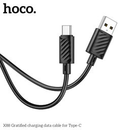 Cáp Sạc Hoco X88 1M 2.4A Truyền Dữ Liệu Ổn Định, Chất liệu PVC dẻo dai, Chống…