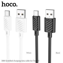 Cáp Sạc Hoco X88 1M 2.4A Truyền Dữ Liệu Ổn Định, Chất liệu PVC dẻo dai, Chống…