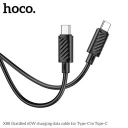 Cáp Sạc Nhanh Hoco X88 C To C 60W / C To iP PD20W Dây 1M Sạc Nhanh Truyền Dữ L…