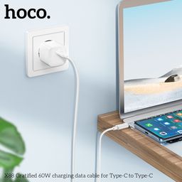 Cáp Sạc Nhanh Hoco X88 C To C 60W / C To iP PD20W Dây 1M Sạc Nhanh Truyền Dữ L…