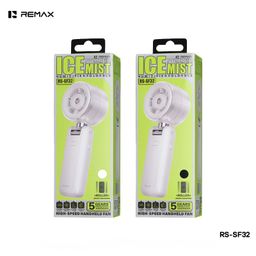 Quạt Cầm Tay Phun Sương REMAX RS-SF32 Làm Mát Nhanh, Pin 3600mAh, Gập Gọn Có M…