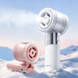 Quạt Phun Sương cầm Tay REMAX RS-SF31 -Làm Mát Tức Thì, Thiết Kế Gập Gọn Mang…