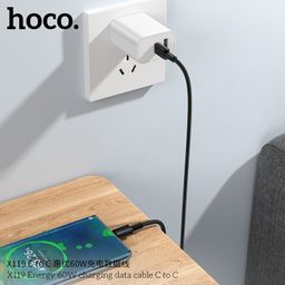Cáp Sạc Nhanh Hoco X119 Energy 1M C To C 60W / C To iP PD27W Chống Rối Truyền…