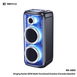 Loa Bluetooth Karaoke REMAX RB-MB21 Kèm 2 Micro Không Dây Công Suất Lớn 120W B…