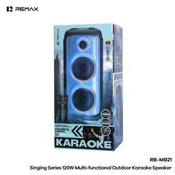 Loa Bluetooth Karaoke REMAX RB-MB21 Kèm 2 Micro Không Dây Công Suất Lớn 120W B…