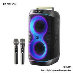 Loa Karaoke REMAX RB-MB11 80W Kèm 2 Micro Không Dây Bluetooth 6.0 Đèn LED Part…