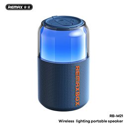 Loa Bluetooth REMAX RB-M21 Đèn RGB Nhảy Theo Nhạc, Thiết Kế Lon Nước Độc Đáo,…