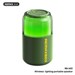 Loa Bluetooth REMAX RB-M21 Đèn RGB Nhảy Theo Nhạc, Thiết Kế Lon Nước Độc Đáo,…