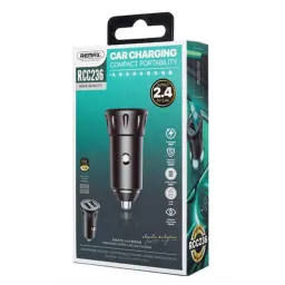Tẩu Sạc Ô Tô Remax RCC236 Vanguard 2 Cổng USB 2.4A, Sạc Nhanh 12V-24V, Tương T…