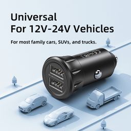 Tẩu Sạc Ô Tô Remax RCC236 Vanguard 2 Cổng USB 2.4A, Sạc Nhanh 12V-24V, Tương T…