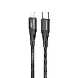 Cáp Sạc Nhanh Hoco DU02 Max Type-C to L PD 20W, Dây Bọc Dù Nylon, Hợp Kim Nhôm…