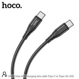 Cáp Sạc Hoco DU02 Max 60W Type-C to Type-C Sạc & Truyền Dữ Liệu Cho Laptop Điệ…