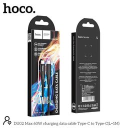 Cáp Sạc Hoco DU02 Max 60W Type-C to Type-C Sạc & Truyền Dữ Liệu Cho Laptop Điệ…