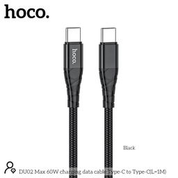 Cáp Sạc Hoco DU02 Max 60W Type-C to Type-C Sạc & Truyền Dữ Liệu Cho Laptop Điệ…