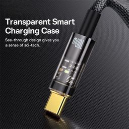 Cáp Sạc Tự Ngắt 100W C TO C Siêu Nhanh Baseus Explorer Series Thế hệ 2 Auto Po…