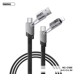 Cáp sạc đa năng 4in1 sạc tương thích nhiều cổng REMAX 65W RC-C189 thiết kế dây…