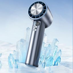Quạt cầm tay turbo tốc độ 200 cấp số REMAX RS-SF12 tích hợp sò lạnh tăng độ mát