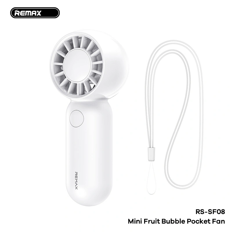 Quạt cầm tay Remax RS-SF08 Mini Fruit Bubble Pocket Fan thiết kể tinh tế nhỏ gọn