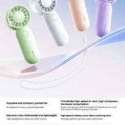 Quạt cầm tay Remax RS-SF08 Mini Fruit Bubble Pocket Fan thiết kể tinh tế nhỏ gọn
