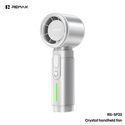 Quạt cầm tay REMAX RS-SF23 động cơ Turbo 5 tốc độ điều chỉnh, pin sạc 3000mAh
