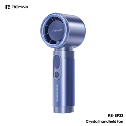 Quạt cầm tay REMAX RS-SF23 động cơ Turbo 5 tốc độ điều chỉnh, pin sạc 3000mAh