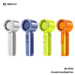 Quạt cầm tay REMAX RS-SF23 động cơ Turbo 5 tốc độ điều chỉnh, pin sạc 3000mAh