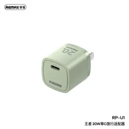 Củ sạc nhanh 20w Remax RP-U1 vỏ làm từ chất liệu PC có khả năng chống cháy, ch…