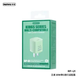 Củ sạc nhanh 20w Remax RP-U1 vỏ làm từ chất liệu PC có khả năng chống cháy, ch…