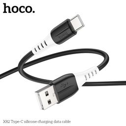 Cáp sạc silicone Hoco X82 2.4A/3A truyền dữ liệu ổn định, dây dài 1M.