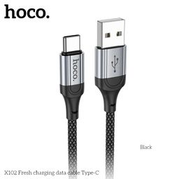 Cáp sạc nhanh truyền dữ liệu Hoco X102 2.4A 1m bền bỉ, chống gãy gập