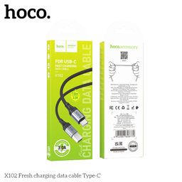 Cáp sạc nhanh truyền dữ liệu Hoco X102 2.4A 1m bền bỉ, chống gãy gập