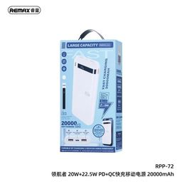 Pin sạc dự phòng sạc nhanh REMAX Piloteer Series 20W+22.5W RPP-72 20.000mAh