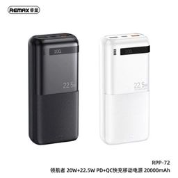 Pin sạc dự phòng sạc nhanh REMAX Piloteer Series 20W+22.5W RPP-72 20.000mAh