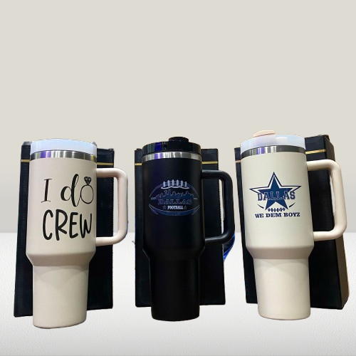 Ly giữ nhiệt 40oz, hàng quà tặng, có logo các đội bóng ( được chọn màu, logo ngẫu nhiên)