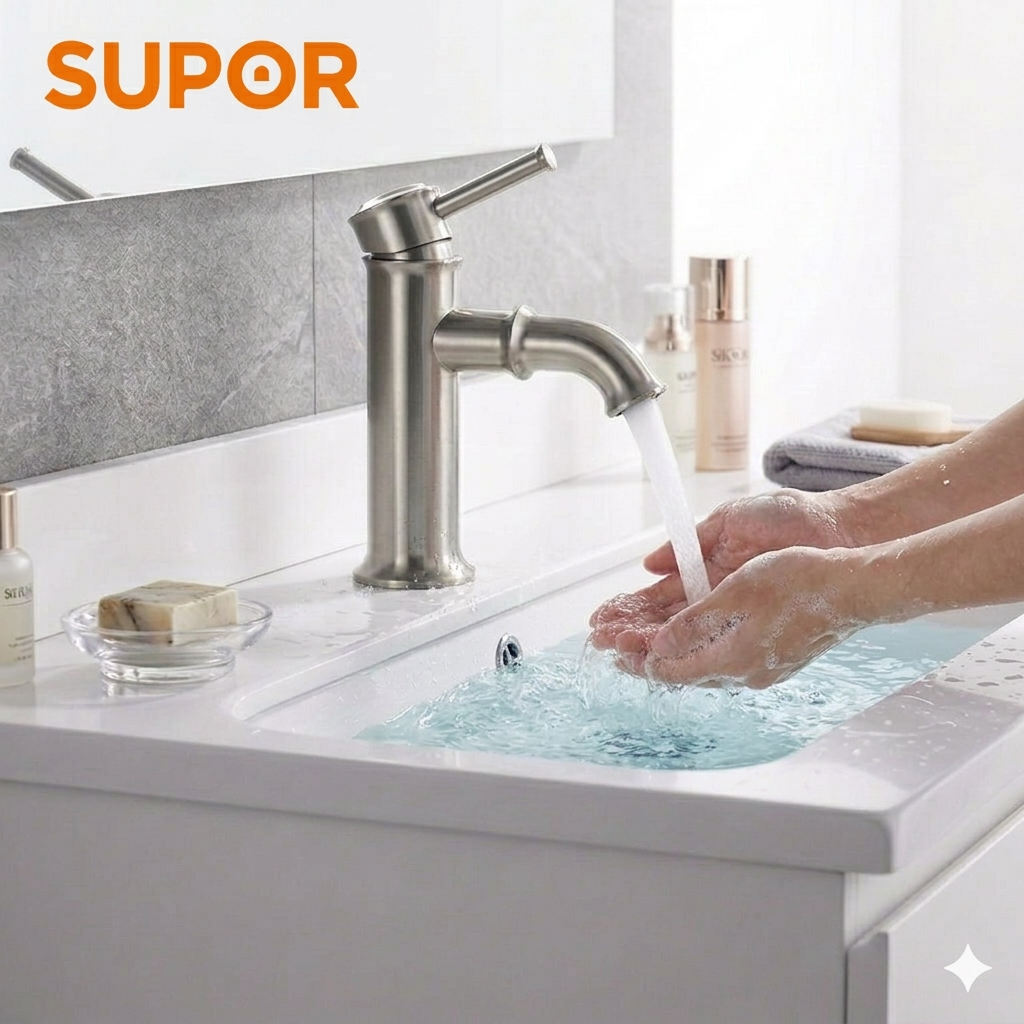 Vòi chậu rửa mặt lavabo SUPOR 251704-01-LS