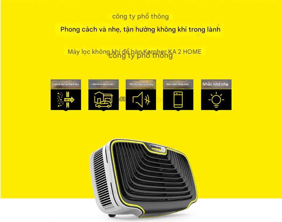 Máy lọc không khí cao cấp KARCHER KA2 hãng Kärcher ( Đức )