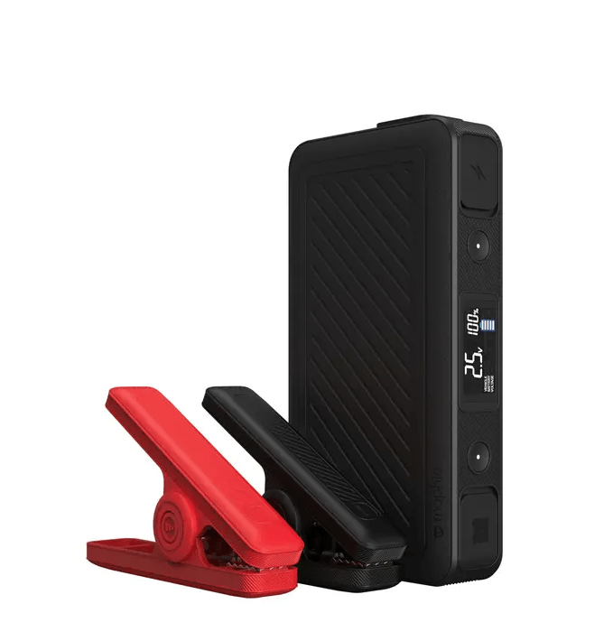 Pin dự phòng 15000mAh hãng Mophie AC55500, kích bình ắc quy oto, xe máy, cổng AC( hộp trắng)