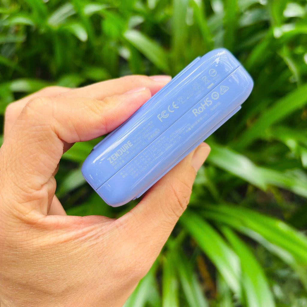  Sạc dự phòng Zendure SuperMini 10.000mAh – Sạc nhanh 20W, thương hiệu USA - Tím