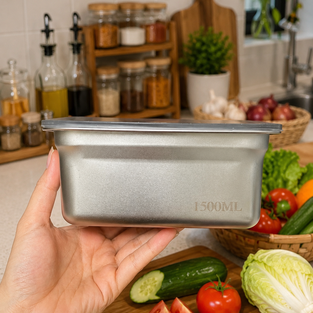 Sét 5 hộp inox 1500ml