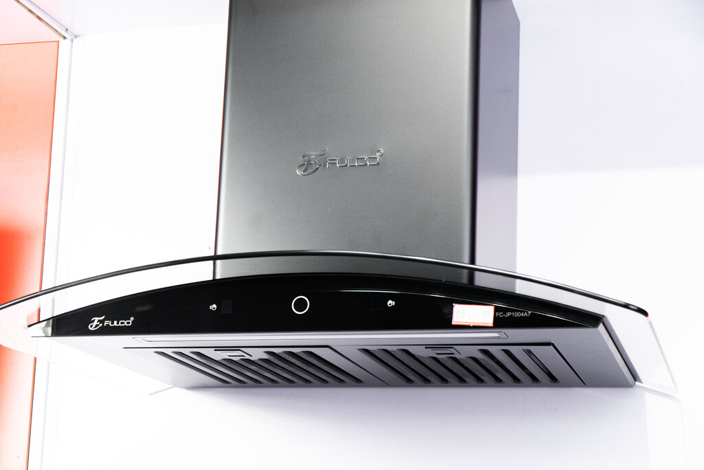 FC-JP1004A7 | MÁY HÚT MÙI KÍNH CONG MÀU ĐEN CAO CẤP FULCO - Ảnh 2