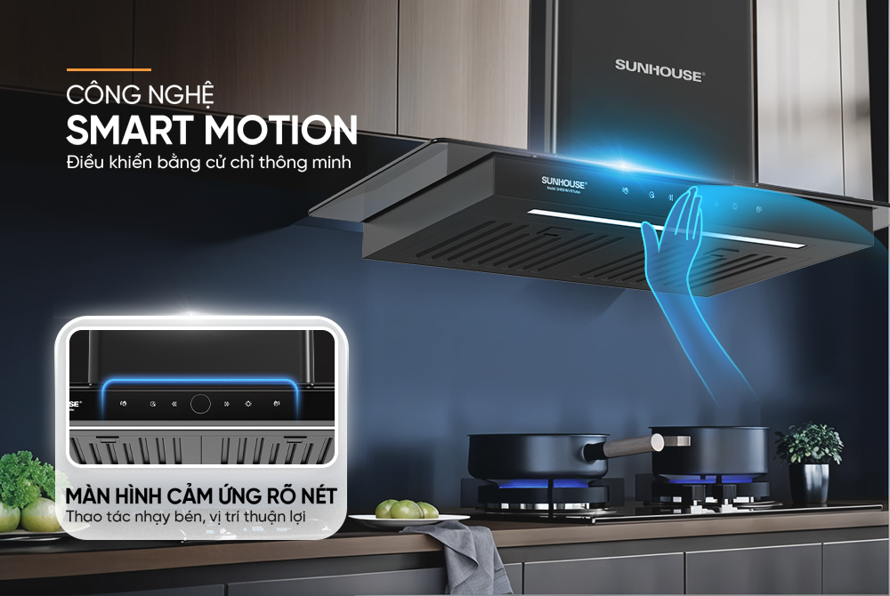 MÁY HÚT MÙI CHỮ T SUNHOUSE SHB5HM-V8Turbo - Ảnh 4