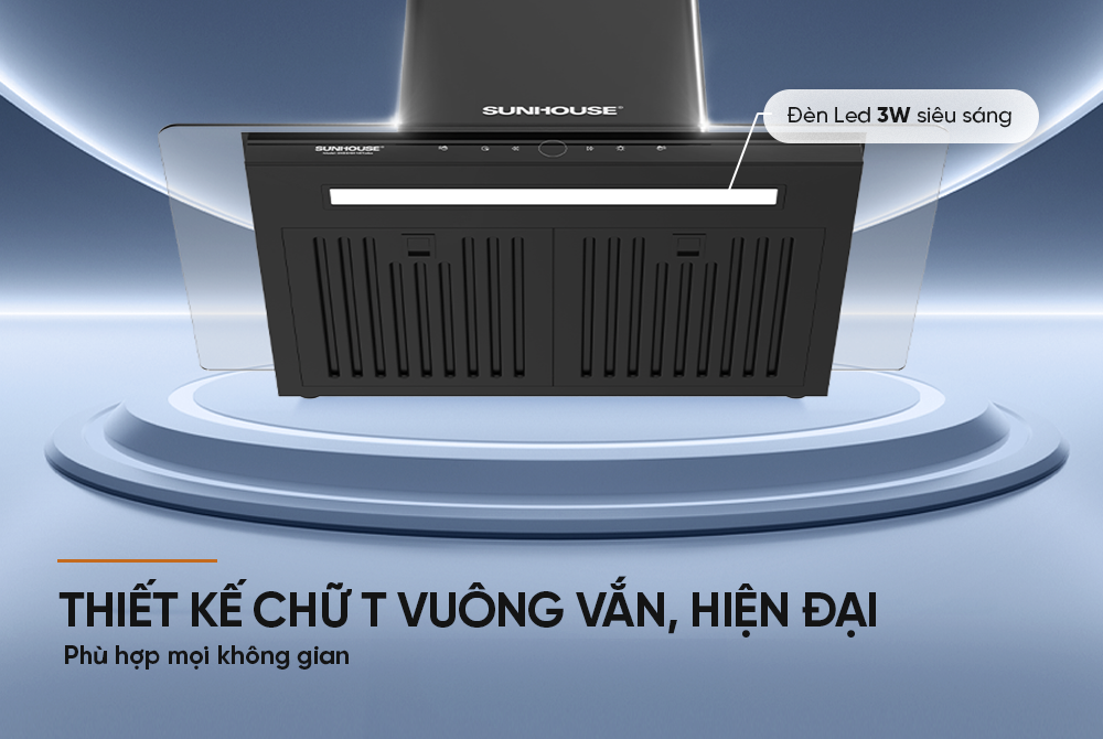 MÁY HÚT MÙI CHỮ T SUNHOUSE SHB5HM-V8Turbo - Ảnh 6