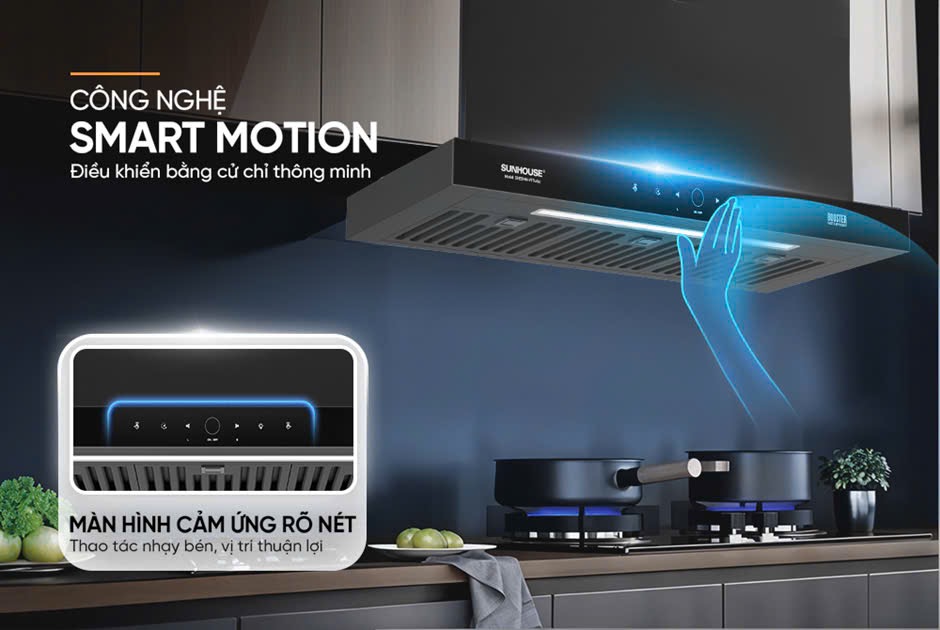 MÁY HÚT MÙI ÂM TỦ SUNHOUSE SHB5HM-V9Turbo - Ảnh 2