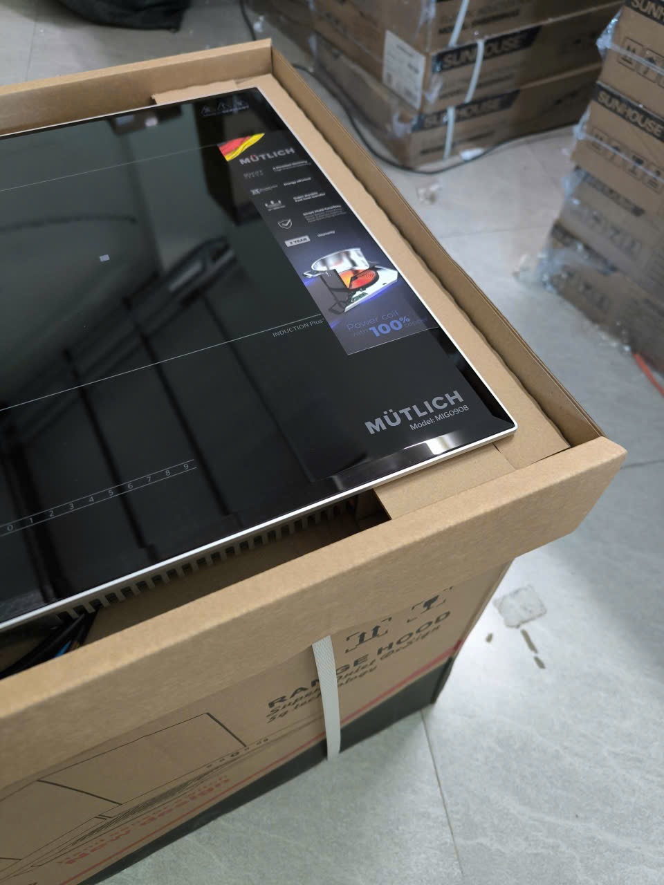 Bếp đôi điện từ MUTLICH MIG0908-nhập nguyên chiếc tại Đức - Ảnh 4